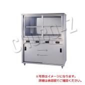 東製作所   上部ガラス戸食器戸棚　両面引出し付引違戸 (奥行750)　ACSWO-1200YG