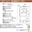 大穂製作所 ホットショーケース フロアータイプ(両面引戸) RHGF-Tb-1200W