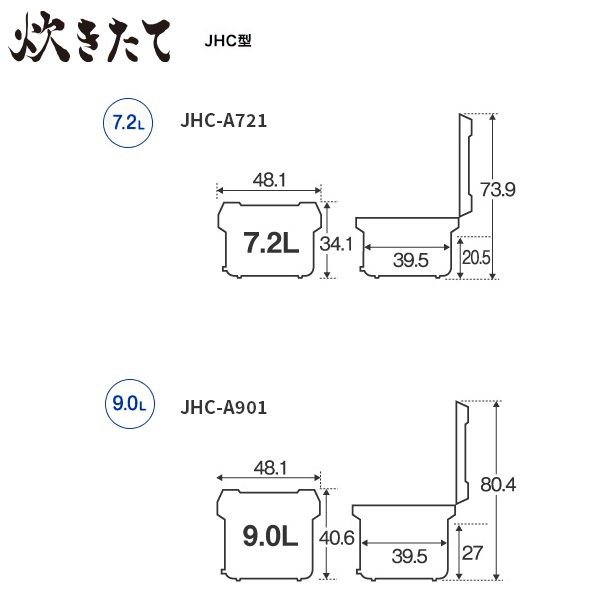 タイガー JHC-A721(旧JHC-7200) 業務用 電子ジャー|厨房機器・熱機器